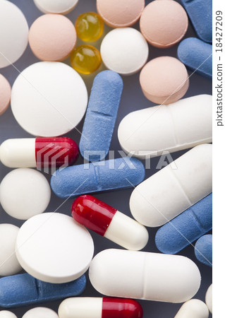 Pharmacology, colorful bright medicine concept 18427209