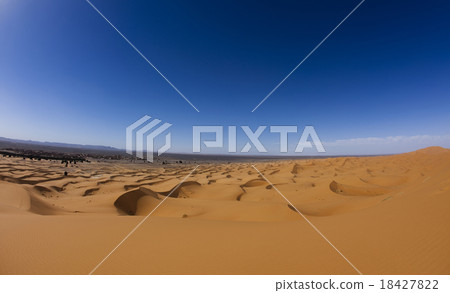 Desert dunes in Morocco, colorful vibrant travel Desert dunes in Morocco, colorful vibrant travel 18427822