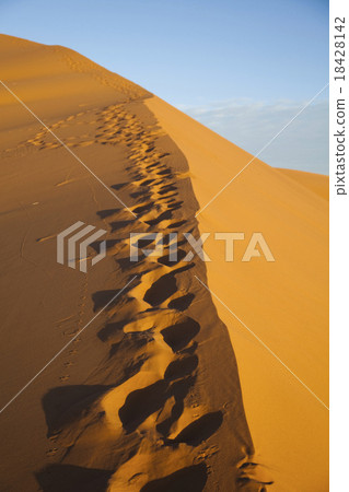 Dunes in Moroccan Sahara, colorful vibrant travel  18428142