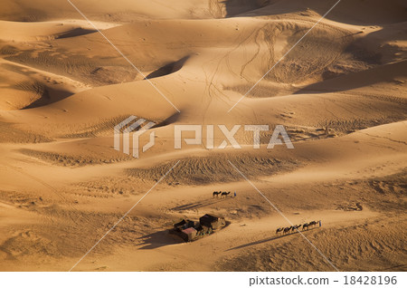 Dunes, colorful vibrant travel theme 18428196