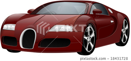 Vector luxury sports car Vector luxury sports car 18431728