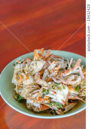 Stir fried Crab 18432429