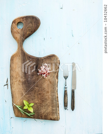 Kitchen-ware set. Walnut wooden chopping board Kitchen-ware set. Walnut wooden chopping board 18432662