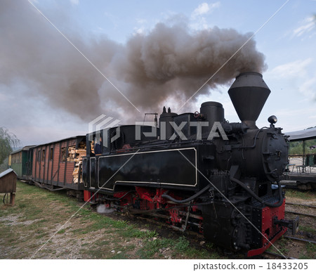 functional wood-burning locomotive 18433205