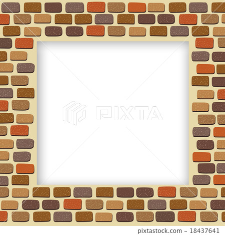 empty brick wall frame empty brick wall frame 18437641