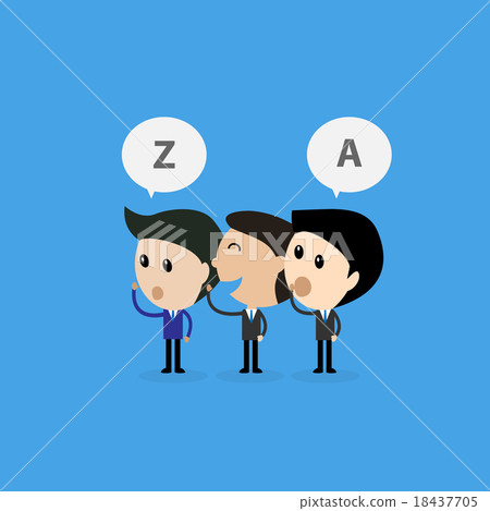 businessman whisper some message to others wrong communication businessman whisper some message to others wrong communication 18437705