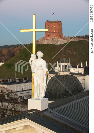 Vilnius, Lithuania: Sculpture of Saint Helena Vilnius, Lithuania: Sculpture of Saint Helena 18439746