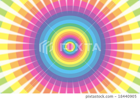 背景材料壁紙，彩虹色，彩虹色，七種顏色，五顏六色，光束，激光，閃光，圓，戒指，戒指 18440905