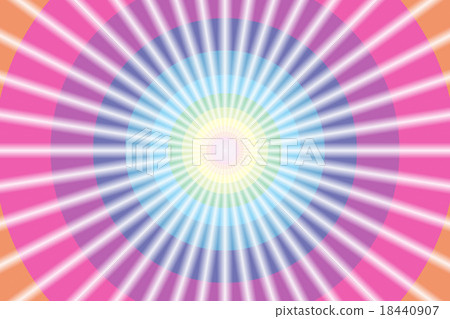 背景材料壁紙，彩虹色，彩虹色，七種顏色，五顏六色，光束，激光，閃光，圓，戒指，戒指 18440907
