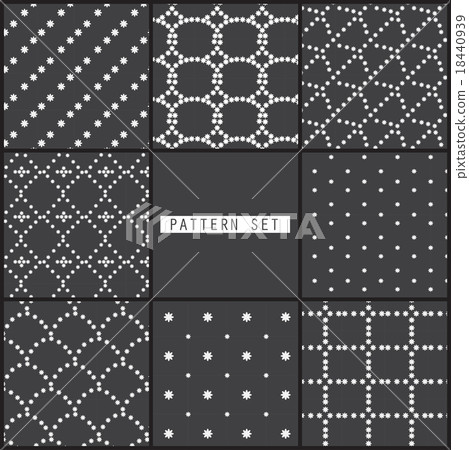8 black dot patterns 8 black dot patterns 18440939
