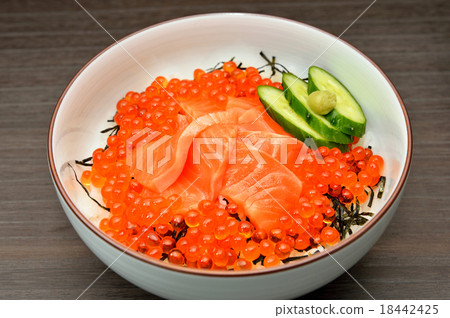 *因為它不是正式的鮭魚(鮭魚)生魚片,所以它是另一個碗。海鮮父母和兒童碗形象(Ikura +三文魚鱒魚生魚片)。 *因為它不是正式的鮭魚(鮭魚)生魚片,所以它是另一個碗。海鮮父母和兒童碗形象(Ikura +三文魚鱒魚生魚片)。 18442425