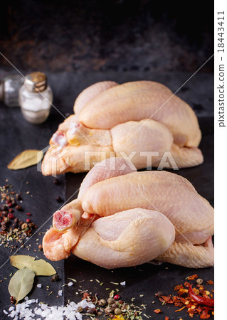 Two Raw Chicken 18443411