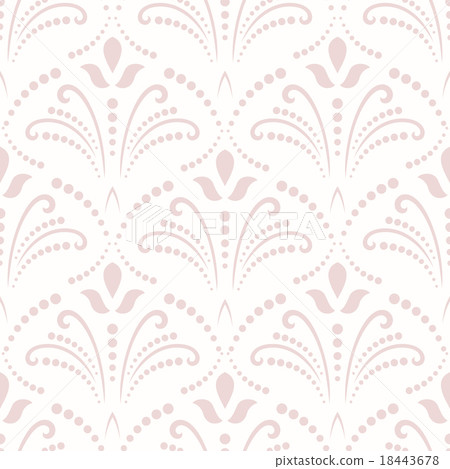 Floral Fine Seamless Vector Pattern Floral Fine Seamless Vector Pattern 18443678