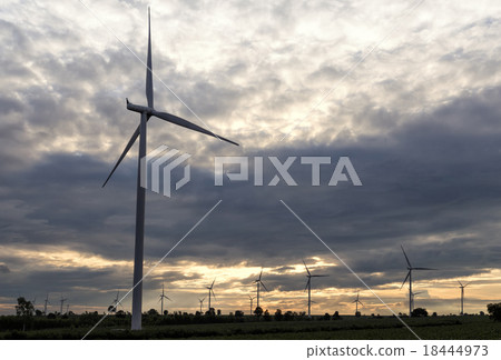 Field of wind turbine, Thailand Field of wind turbine, Thailand 18444973