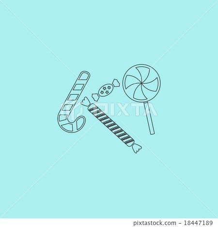 Sweets and candies icon 18447189