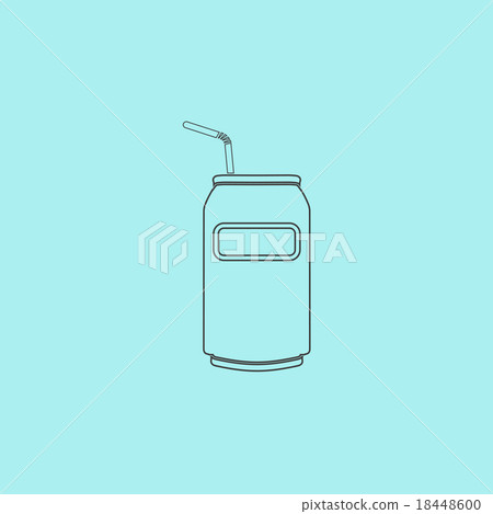 Soda Cans with tube icon Soda Cans with tube icon 18448600