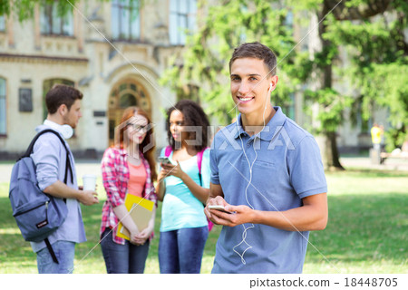 Concept for young student friends 18448705