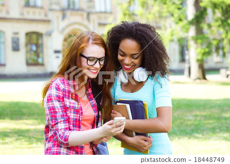 Concept for young student friends 18448749