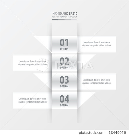 Design banner modern white color 18449056
