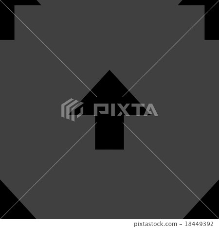 arrow web icon. flat design. Seamless pattern. 18449392