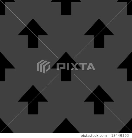 arrow web icon. flat design. Seamless pattern. 18449393