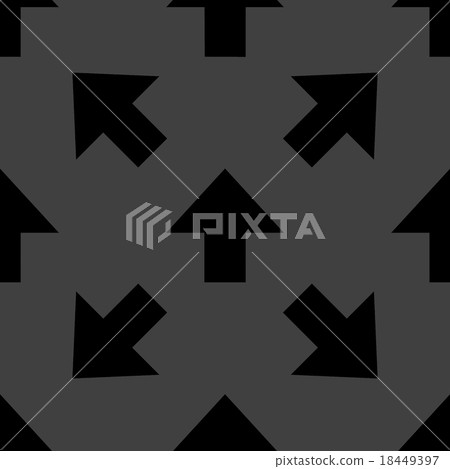 arrow web icon. flat design. Seamless pattern. arrow web icon. flat design. Seamless pattern. 18449397