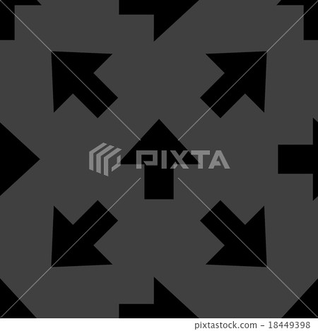 arrow web icon. flat design. Seamless pattern. arrow web icon. flat design. Seamless pattern. 18449398