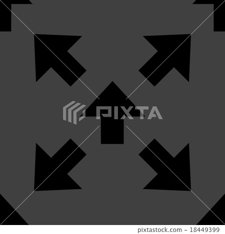 arrow web icon. flat design. Seamless pattern. arrow web icon. flat design. Seamless pattern. 18449399