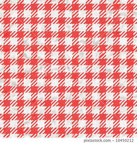 Red and white gingham tablecloth texture seamless Red and white gingham tablecloth texture seamless 18450212