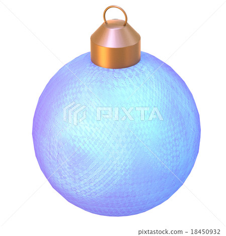 isolated shiny christmas tree ball isolated shiny christmas tree ball 18450932