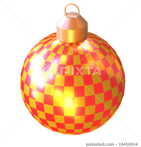isolated shiny christmas tree ball isolated shiny christmas tree ball 18450934