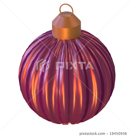 isolated shiny christmas tree ball isolated shiny christmas tree ball 18450936