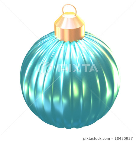 isolated shiny christmas tree ball isolated shiny christmas tree ball 18450937