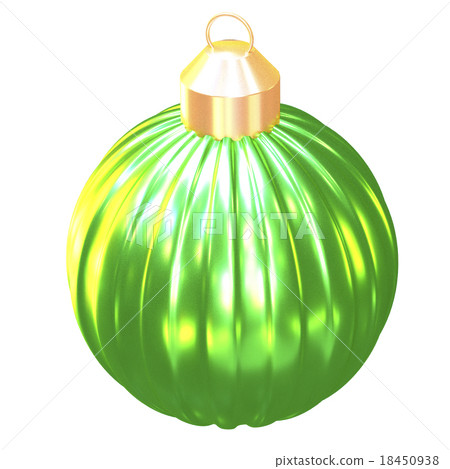 isolated shiny christmas tree ball isolated shiny christmas tree ball 18450938