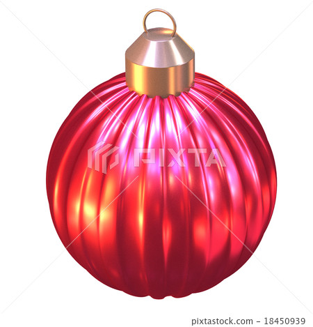 isolated shiny christmas tree ball isolated shiny christmas tree ball 18450939