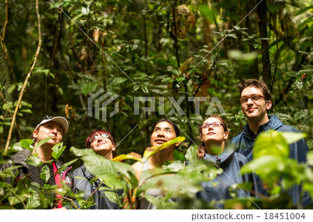 Tourists Group In Amazonia Tourists Group In Amazonia 18451004