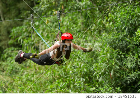 Zip Line Fun 18451533