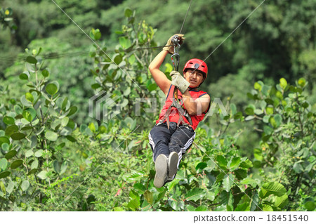 Zip Line Experience Over The Tree Canopy 18451540