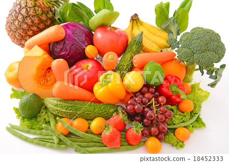 Fresh vegetables and fruits Fresh vegetables and fruits 18452333