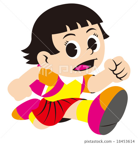 A girl who jumps out 18453614