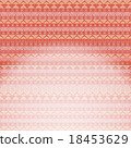 Red Card with Line Pattern and Place for Text 18453629