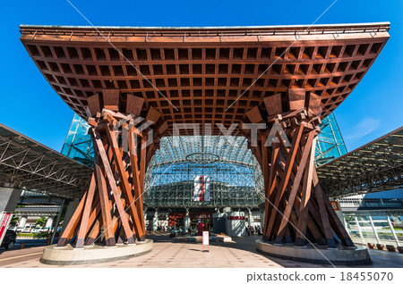 Kanazawa Station Ishikawa Prefecture Station Komon gate Kanazawa Station Ishikawa Prefecture Station Komon gate 18455070