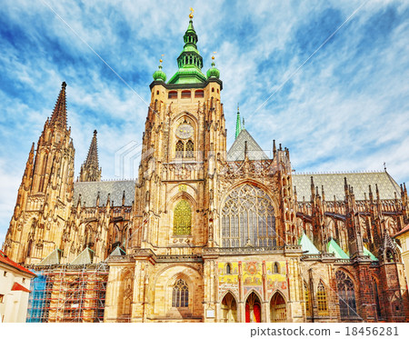Church Saint Vitus, Adalbert and area Lesser Town Church Saint Vitus, Adalbert and area Lesser Town 18456281