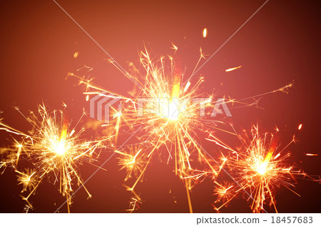 Festive background, light on the red background 18457683