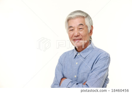 Elderly with a smile 18460456