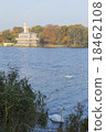 Church and swans 18462108