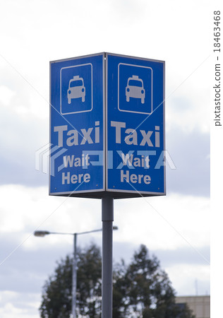Taxi rank sign 18463468