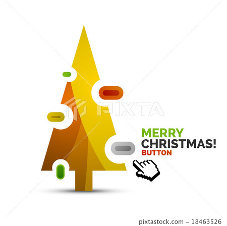 Christmas internet button on white background with Christmas internet button on white background with 18463526