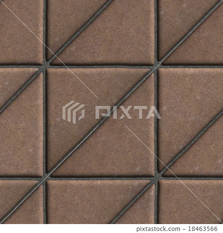 Brown Paving Slabs in the Form Square of a 18463566