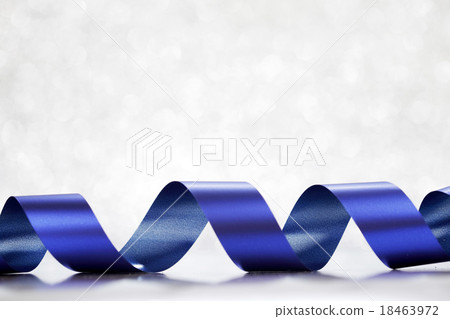 Blue gift ribbon 18463972